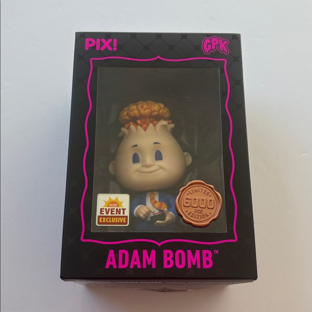 GPK x Thrilljoy Adam Bomb 2025 Event Exclusive - Limited Edition 6000 Damage Box